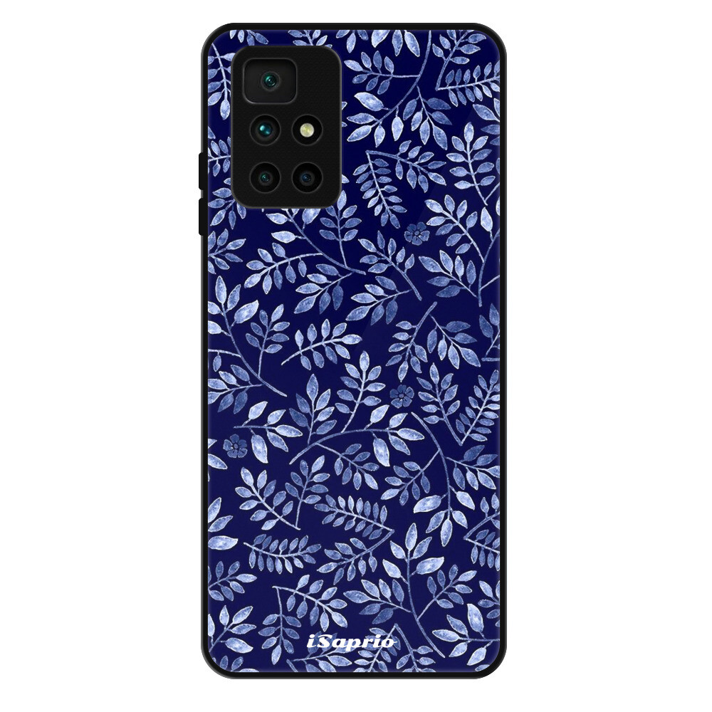 Lesklé puzdro Exclusive iSaprio - Blue Leaves 05 - Xiaomi Redmi 10
