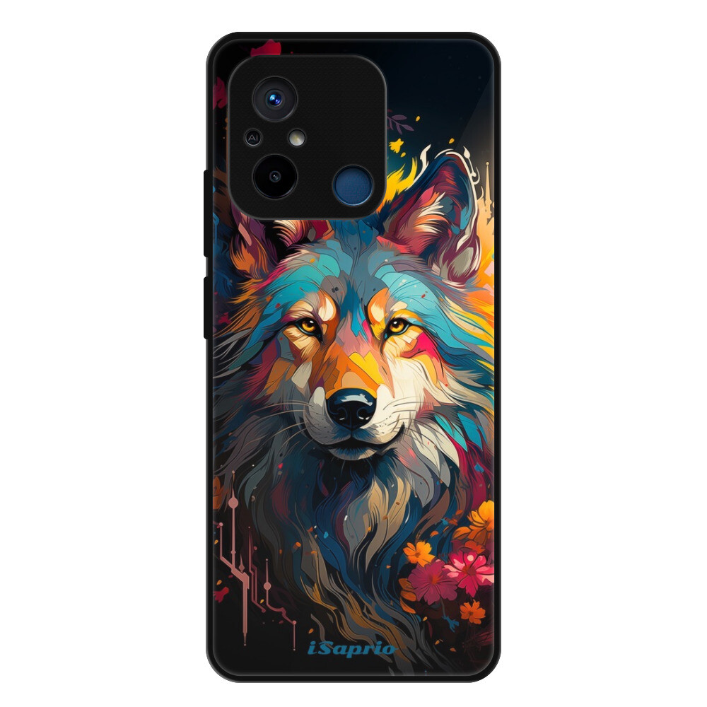 Lesklé puzdro Exclusive iSaprio - Mysterious Wolf - Xiaomi Redmi 12C