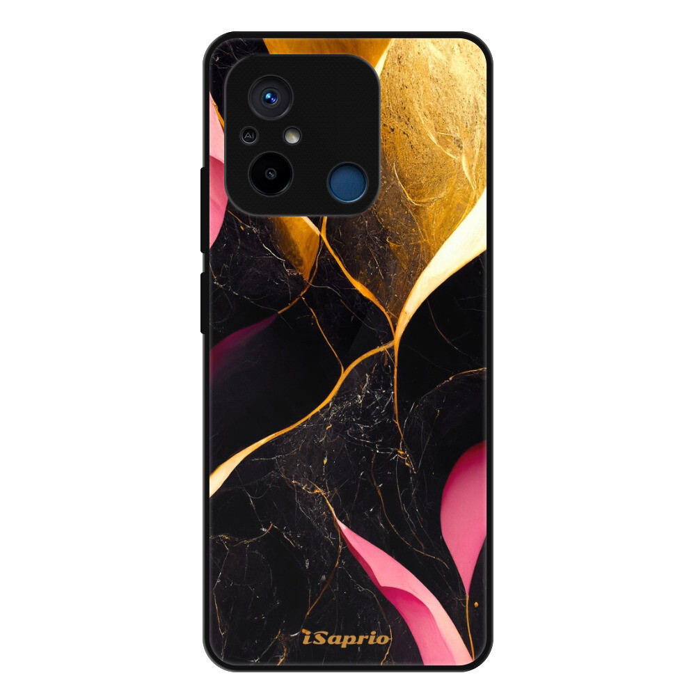 Lesklé puzdro Exclusive iSaprio - Gold Pink Marble - Xiaomi Redmi 12C