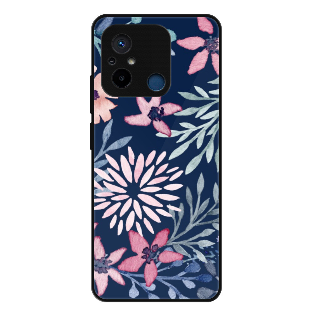 Lesklé puzdro Exclusive iSaprio - Leaves on Blue - Xiaomi Redmi 12C