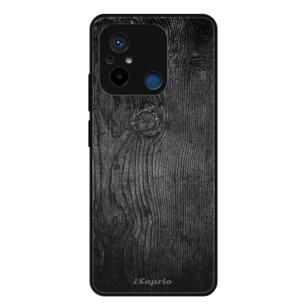 Lesklé puzdro Exclusive iSaprio - Black Wood 13 - Xiaomi Redmi 12C