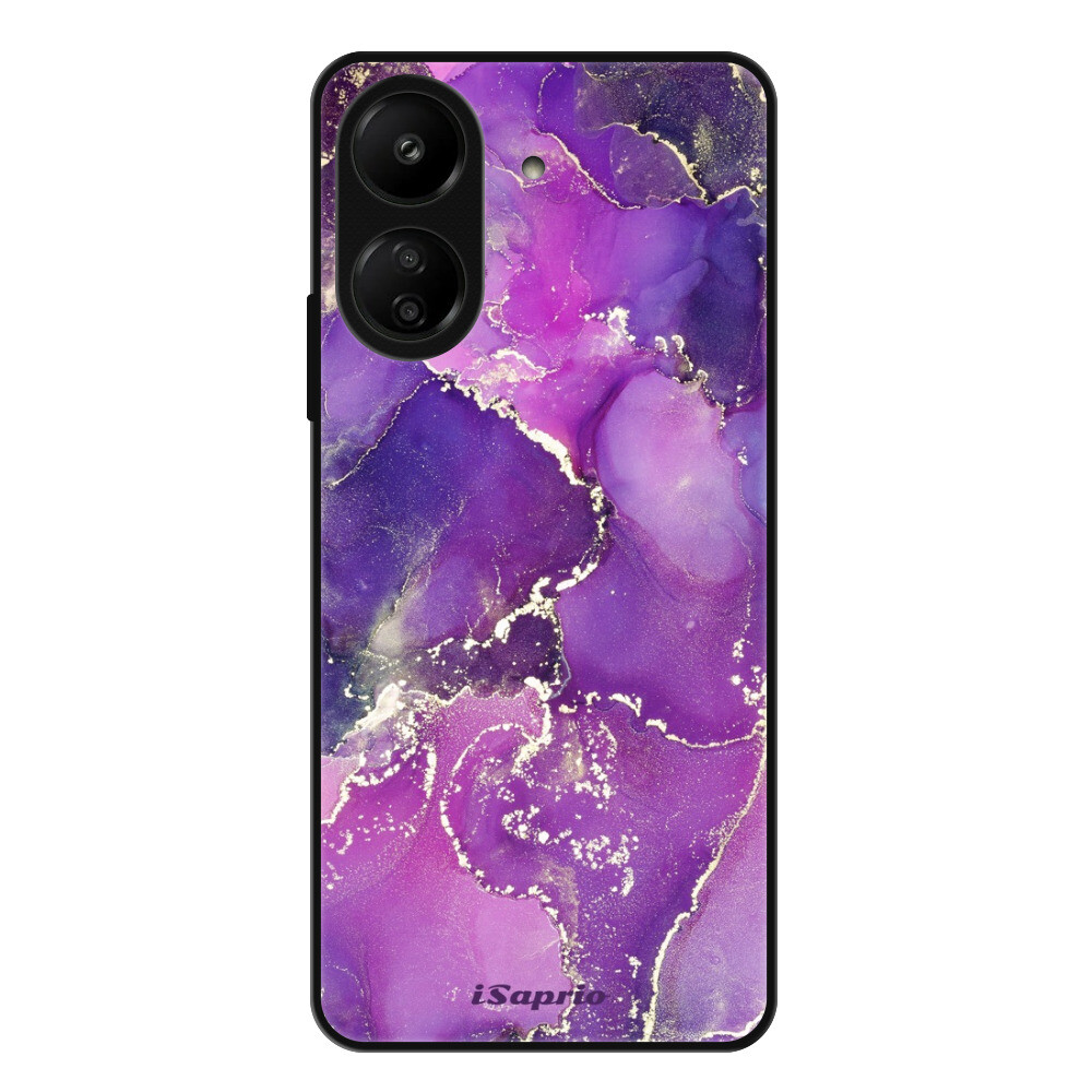 Lesklé puzdro Exclusive iSaprio - Purple Marble 10 - Xiaomi Redmi 13C