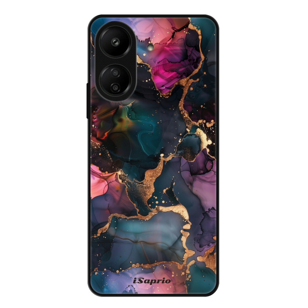 Lesklé puzdro Exclusive iSaprio - Dark Marble 10 - Xiaomi Redmi 13C