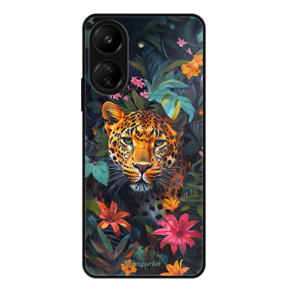 Lesklé puzdro Exclusive iSaprio - Flower Jaguar - Xiaomi Redmi 13C