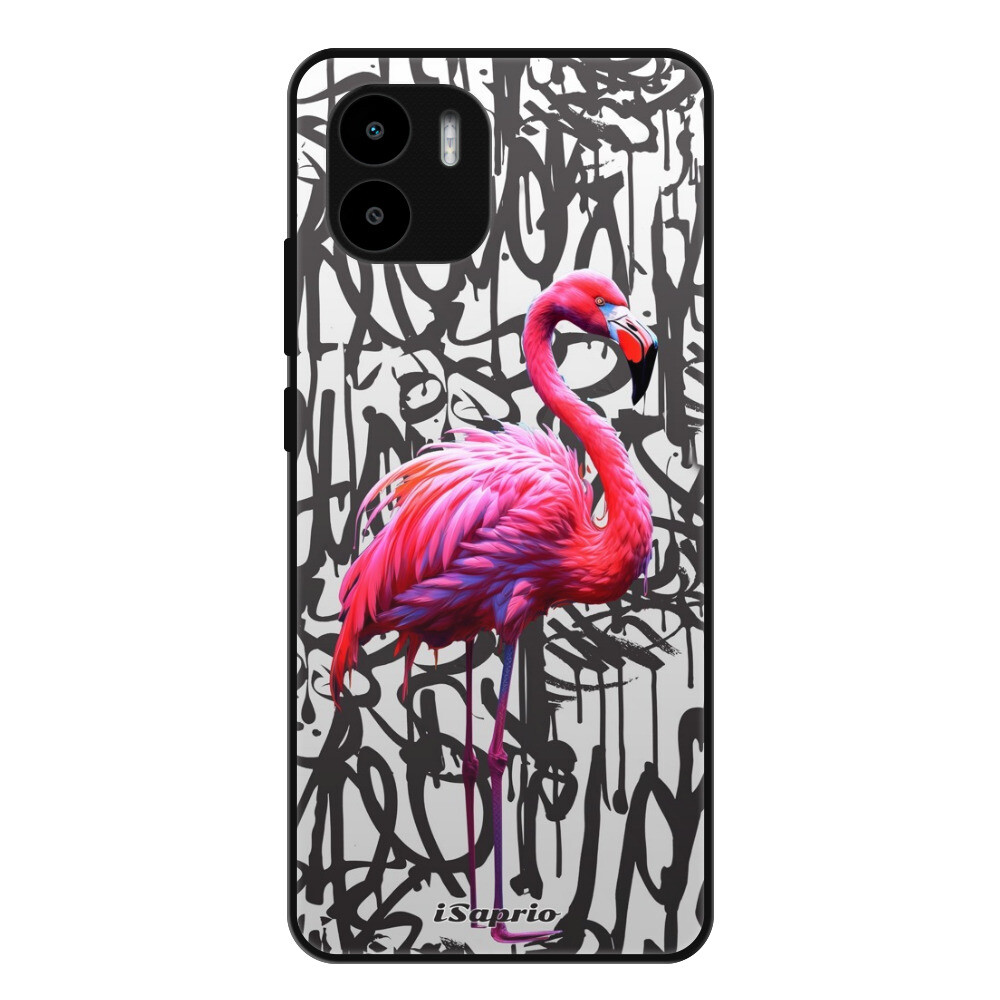 Lesklé puzdro Exclusive iSaprio - Flamingo Graffiti - Xiaomi Redmi A1 / A2