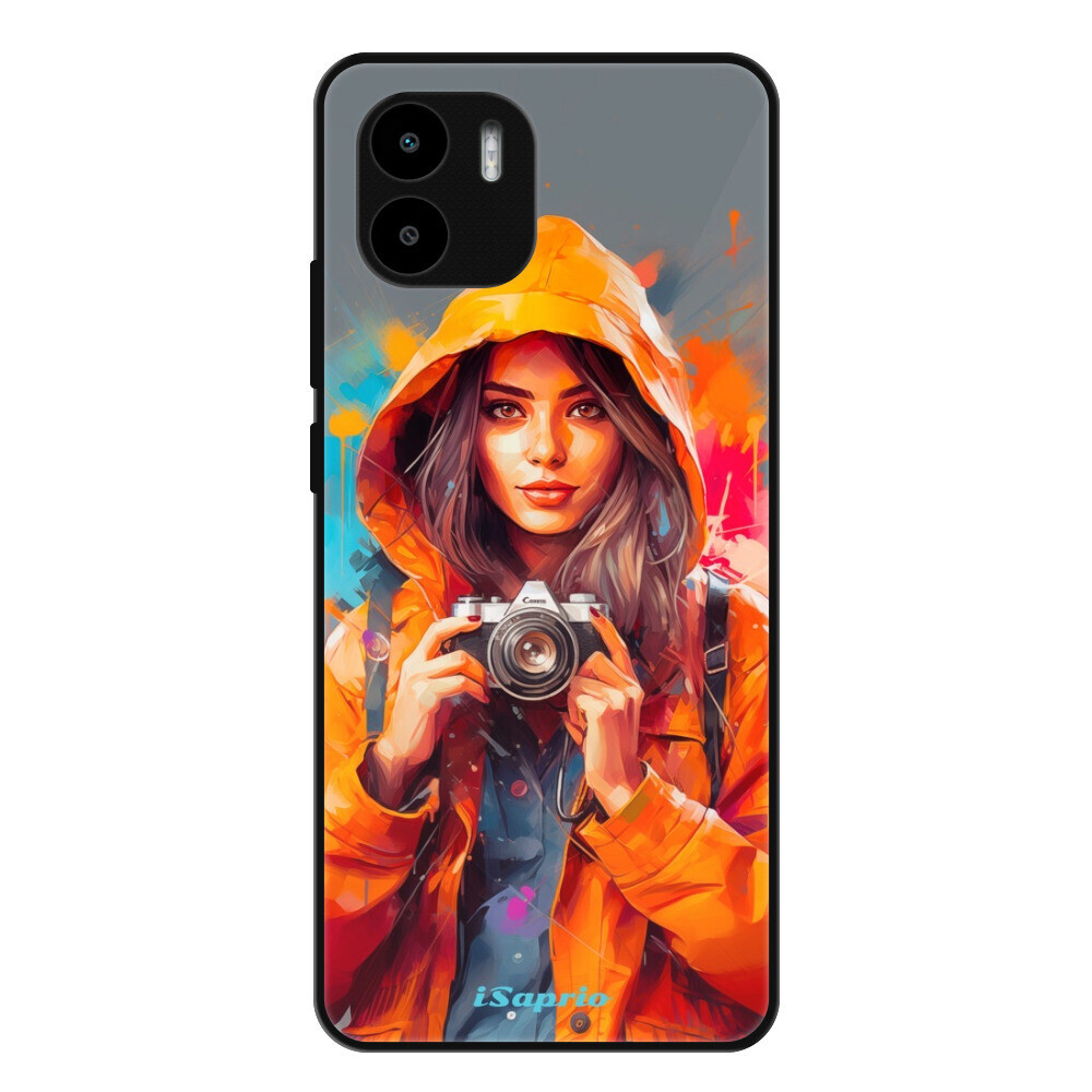 Lesklé puzdro Exclusive iSaprio - Girl with Camera - Xiaomi Redmi A1 / A2