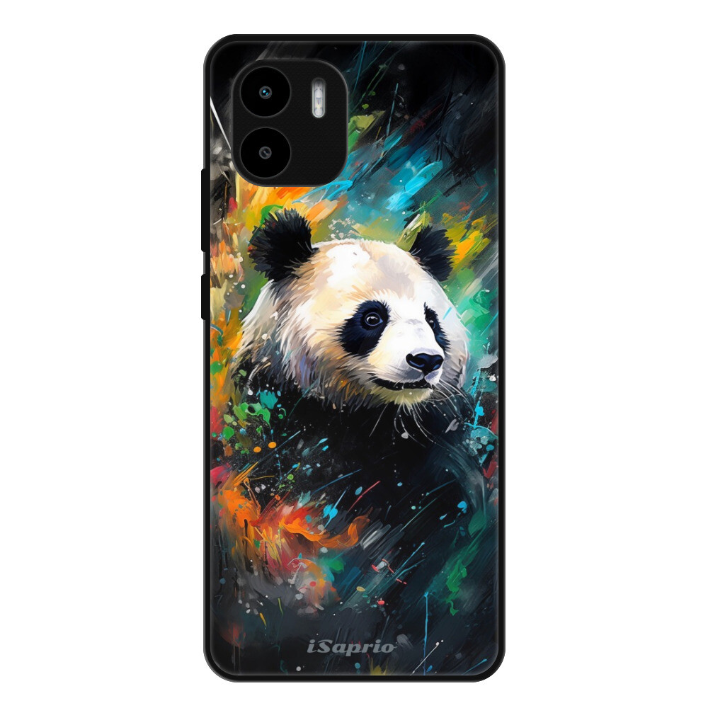 Lesklé puzdro Exclusive iSaprio - Abstract Panda - Xiaomi Redmi A1 / A2