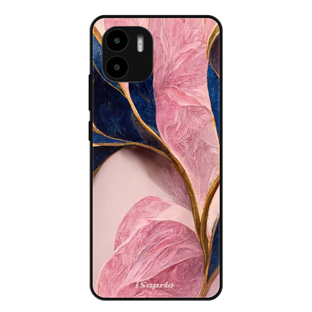 Lesklé puzdro Exclusive iSaprio - Pink Blue Leaves - Xiaomi Redmi A1 / A2