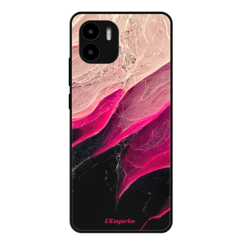 Lesklé puzdro Exclusive iSaprio - Black and Pink - Xiaomi Redmi A1 / A2