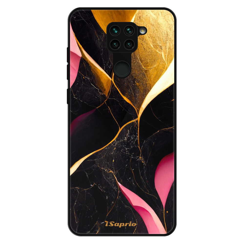Lesklé puzdro Exclusive iSaprio - Gold Pink Marble - Xiaomi Redmi Note 9