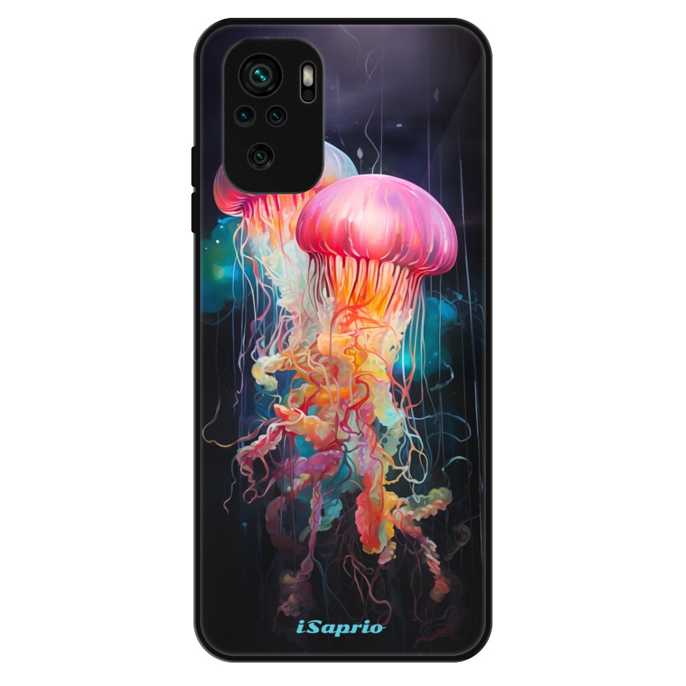 Lesklé puzdro Exclusive iSaprio - Abstract Jellyfish - Xiaomi Redmi Note 10 / Note 10S