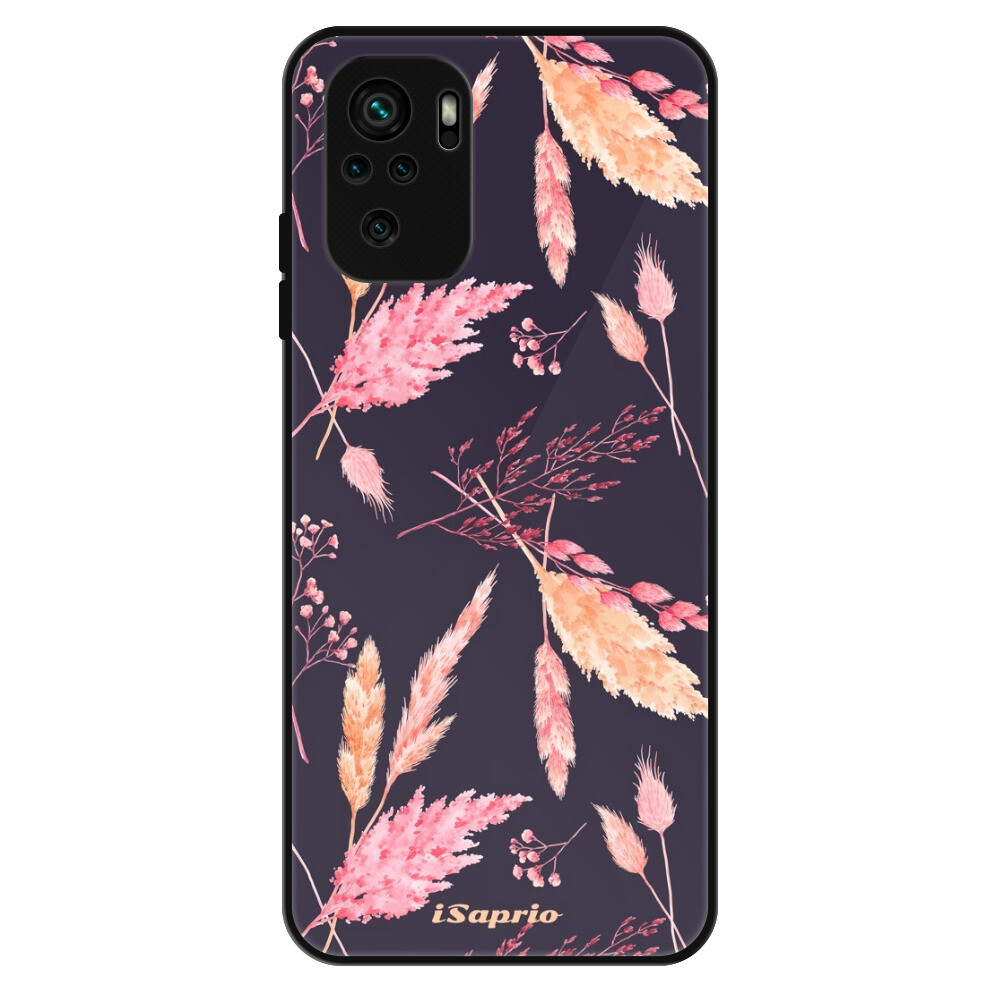 Lesklé puzdro Exclusive iSaprio - Herbal Pattern - Xiaomi Redmi Note 10 / Note 10S