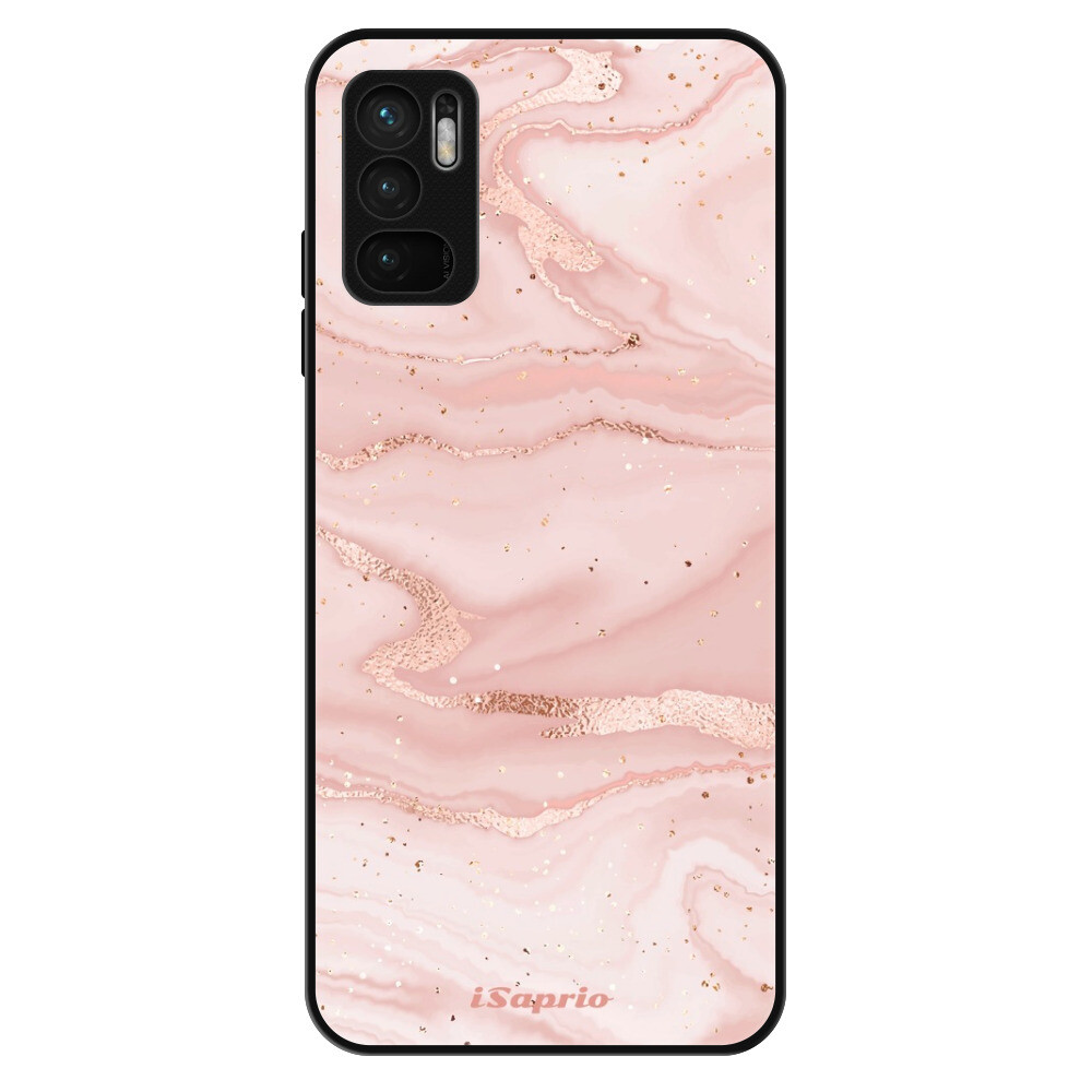 Lesklé puzdro Exclusive iSaprio - RoseGold Marble 10 - Xiaomi Redmi Note 10 5G