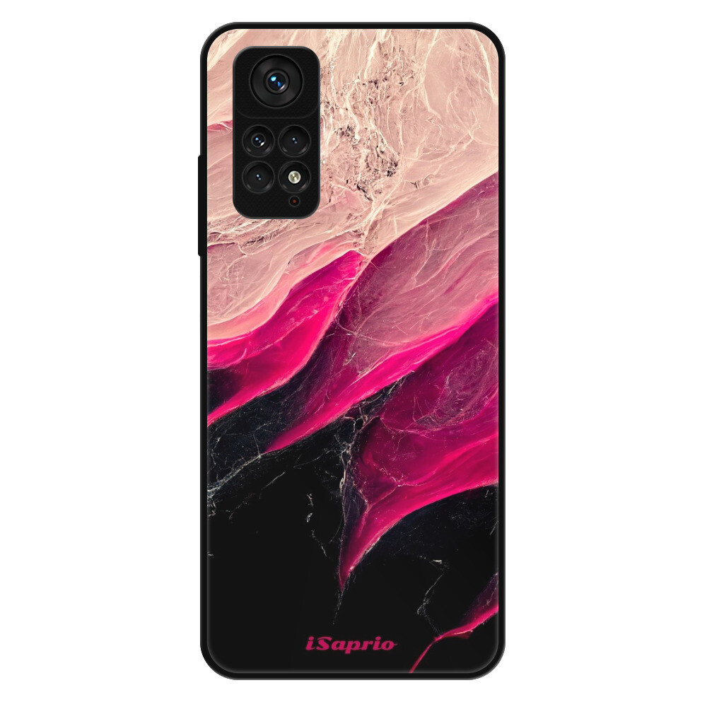 Lesklé puzdro Exclusive iSaprio - Black and Pink - Xiaomi Redmi Note 11 / Note 11S