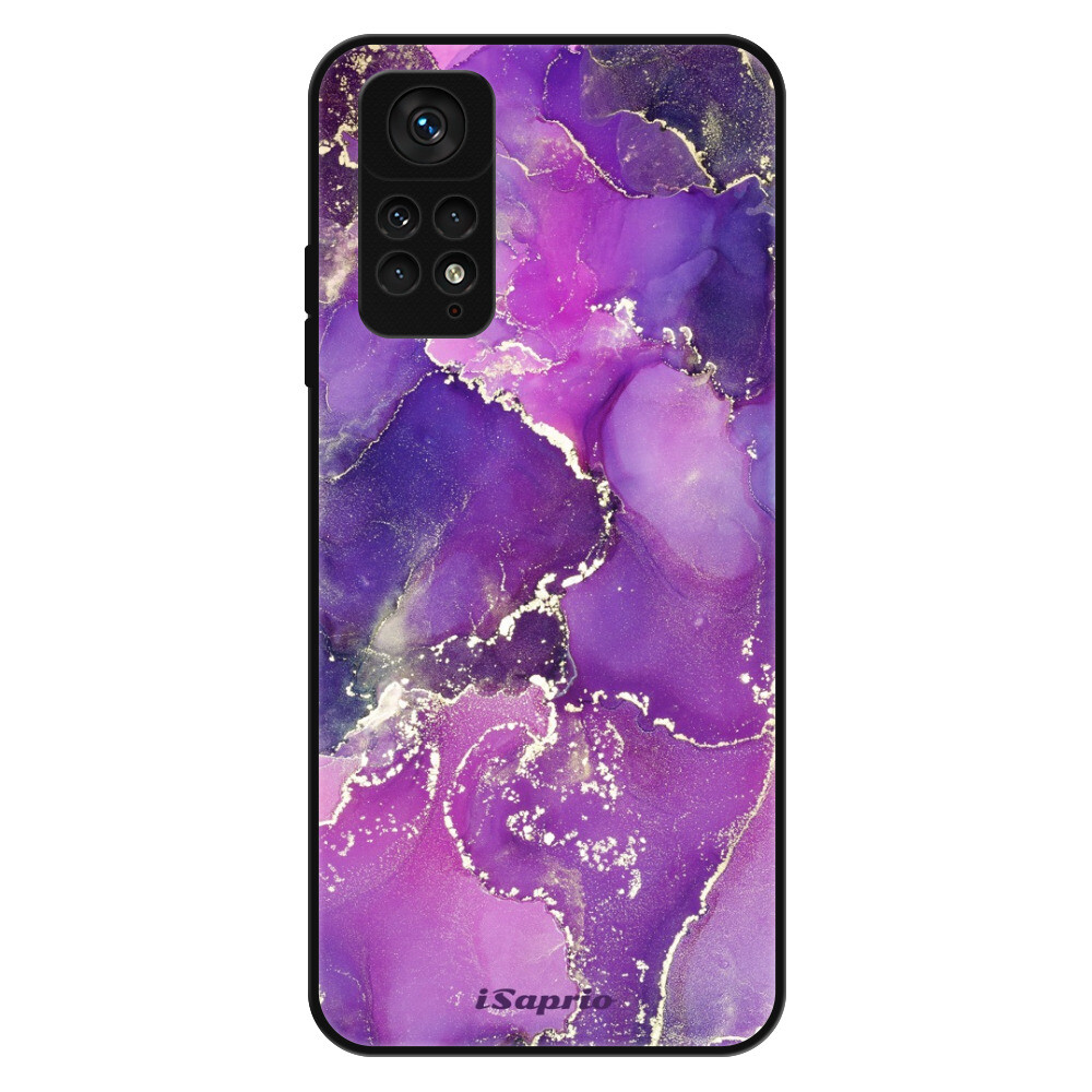 Lesklé puzdro Exclusive iSaprio - Purple Marble 10 - Xiaomi Redmi Note 11 Pro 5G