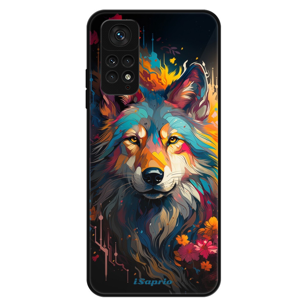Lesklé puzdro Exclusive iSaprio - Mysterious Wolf - Xiaomi Redmi Note 11 Pro 5G