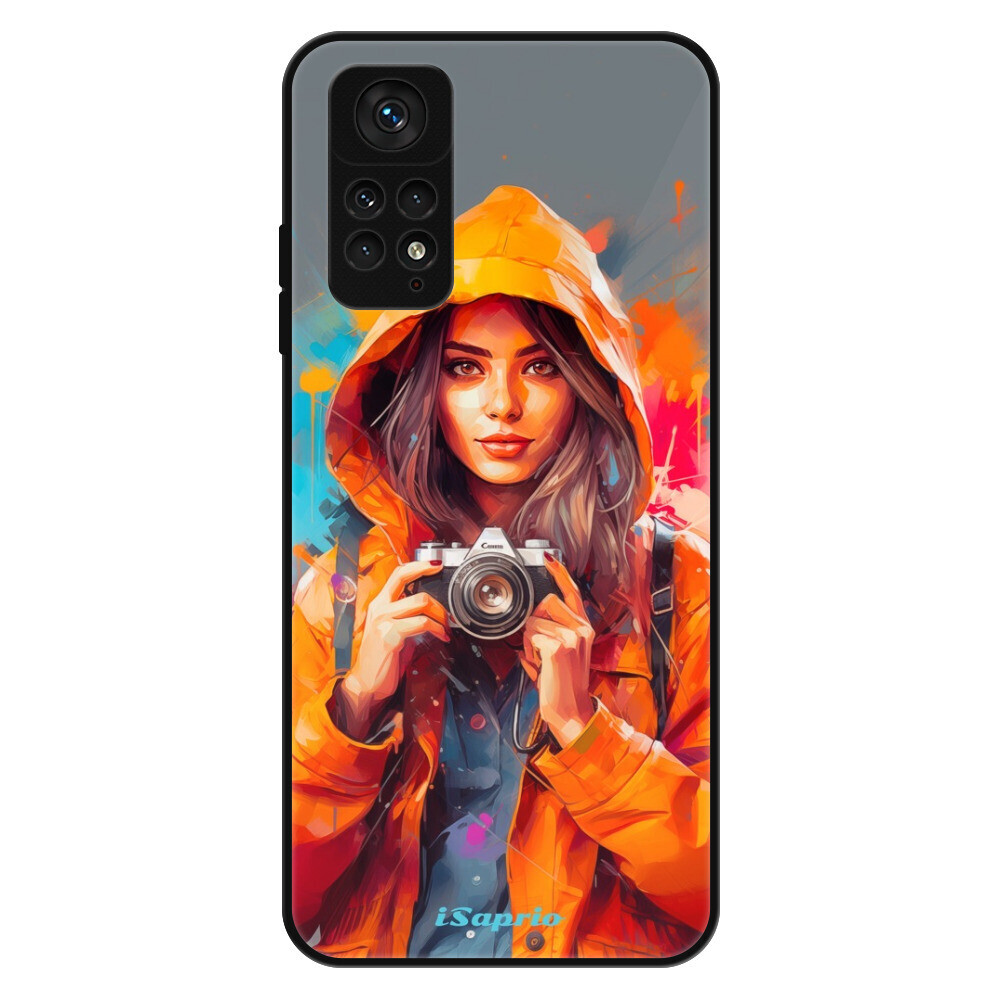 Lesklé puzdro Exclusive iSaprio - Girl with Camera - Xiaomi Redmi Note 11 Pro 5G