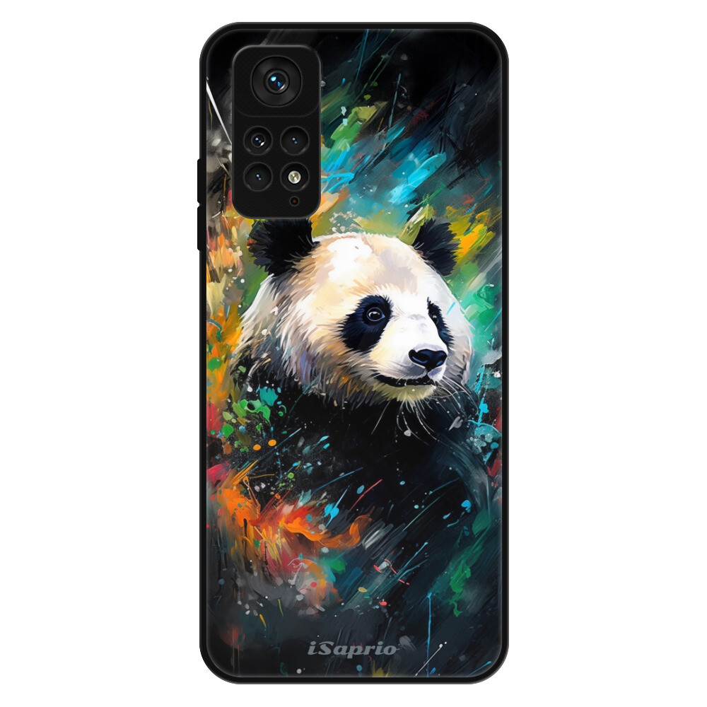 Lesklé puzdro Exclusive iSaprio - Abstract Panda - Xiaomi Redmi Note 11 Pro 5G