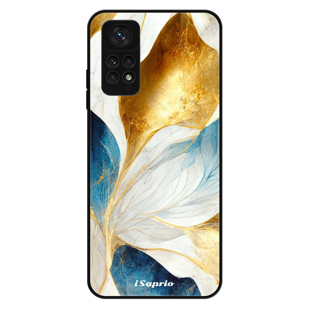 Lesklé puzdro Exclusive iSaprio - Blue Leaves - Xiaomi Redmi Note 11 Pro 5G