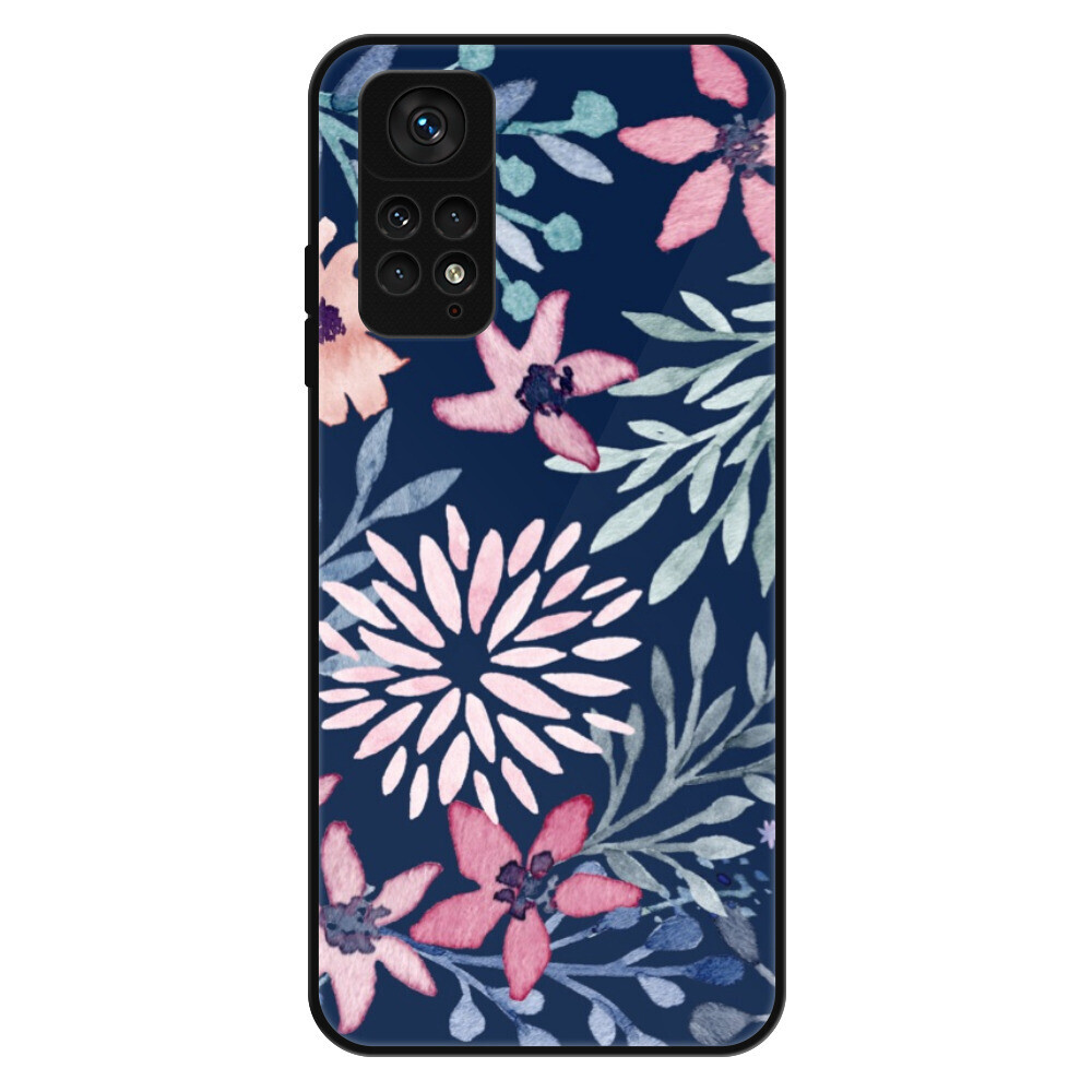 Lesklé puzdro Exclusive iSaprio - Leaves on Blue - Xiaomi Redmi Note 11 Pro 5G