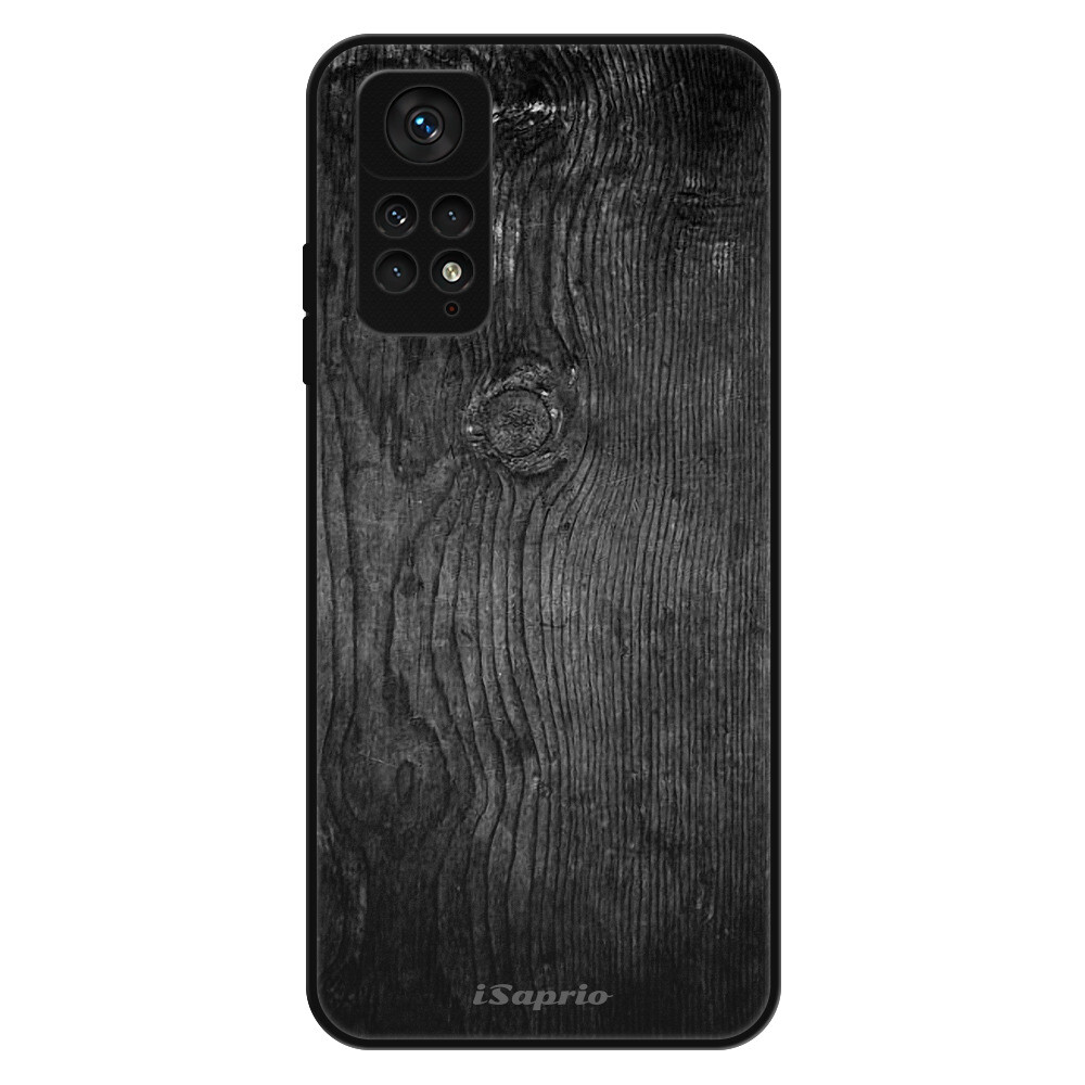 Lesklé puzdro Exclusive iSaprio - Black Wood 13 - Xiaomi Redmi Note 11 Pro 5G