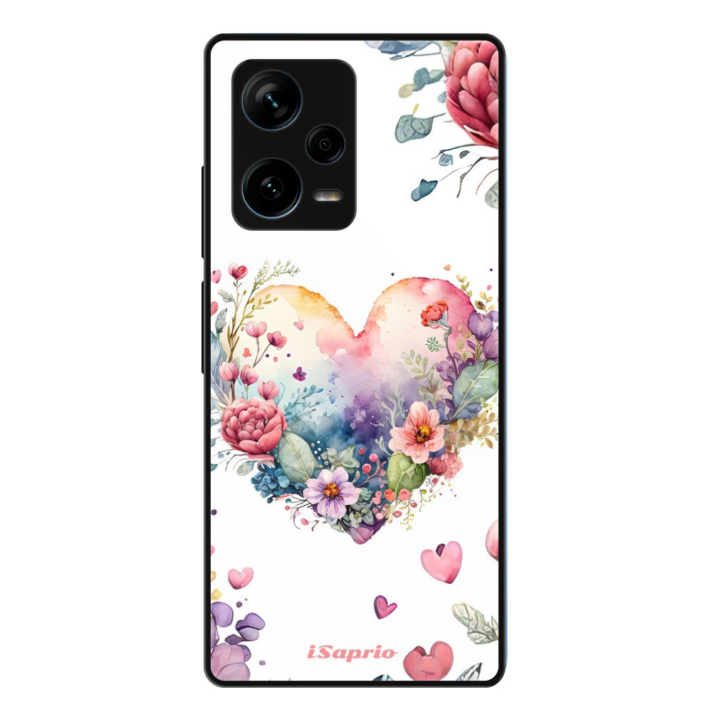 Lesklé puzdro Exclusive iSaprio - Floral Heart - Xiaomi Redmi Note 12 Pro+ 5G
