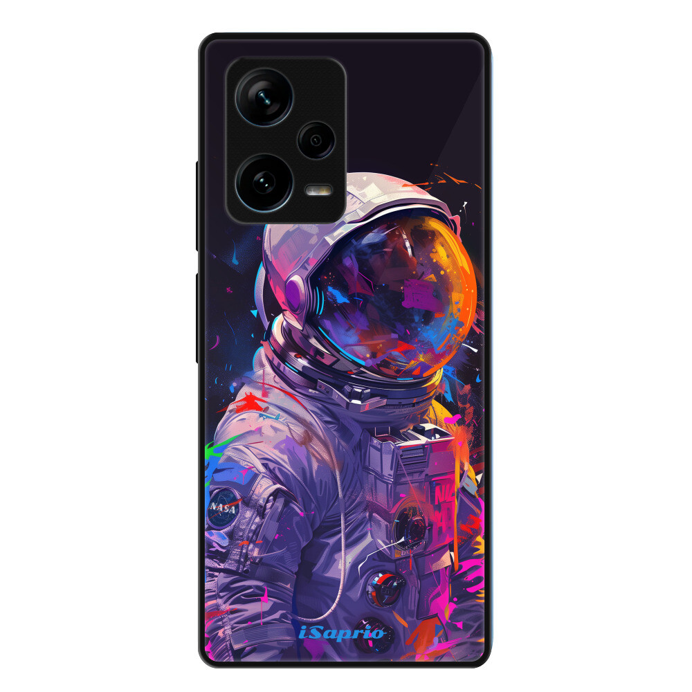 Lesklé puzdro Exclusive iSaprio - Neon Astronaut - Xiaomi Redmi Note 12 Pro+ 5G