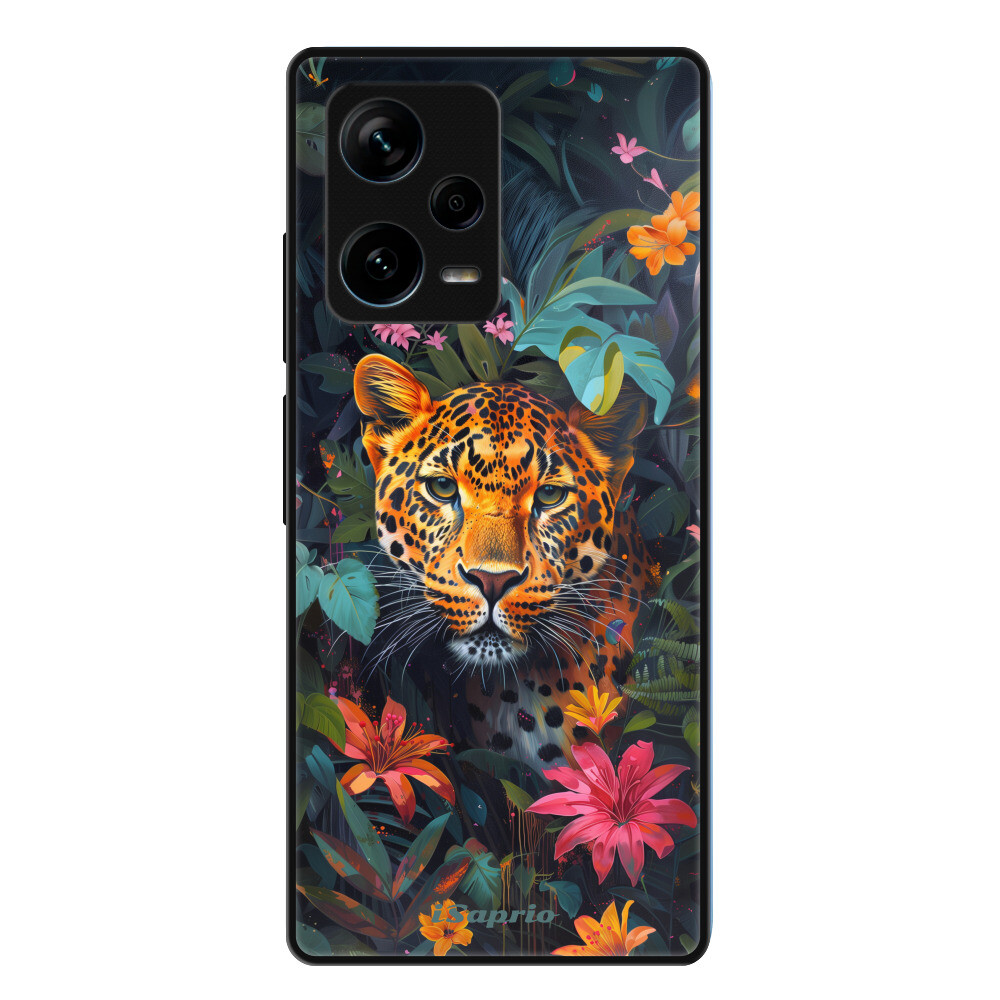 Lesklé puzdro Exclusive iSaprio - Flower Jaguar - Xiaomi Redmi Note 12 Pro+ 5G