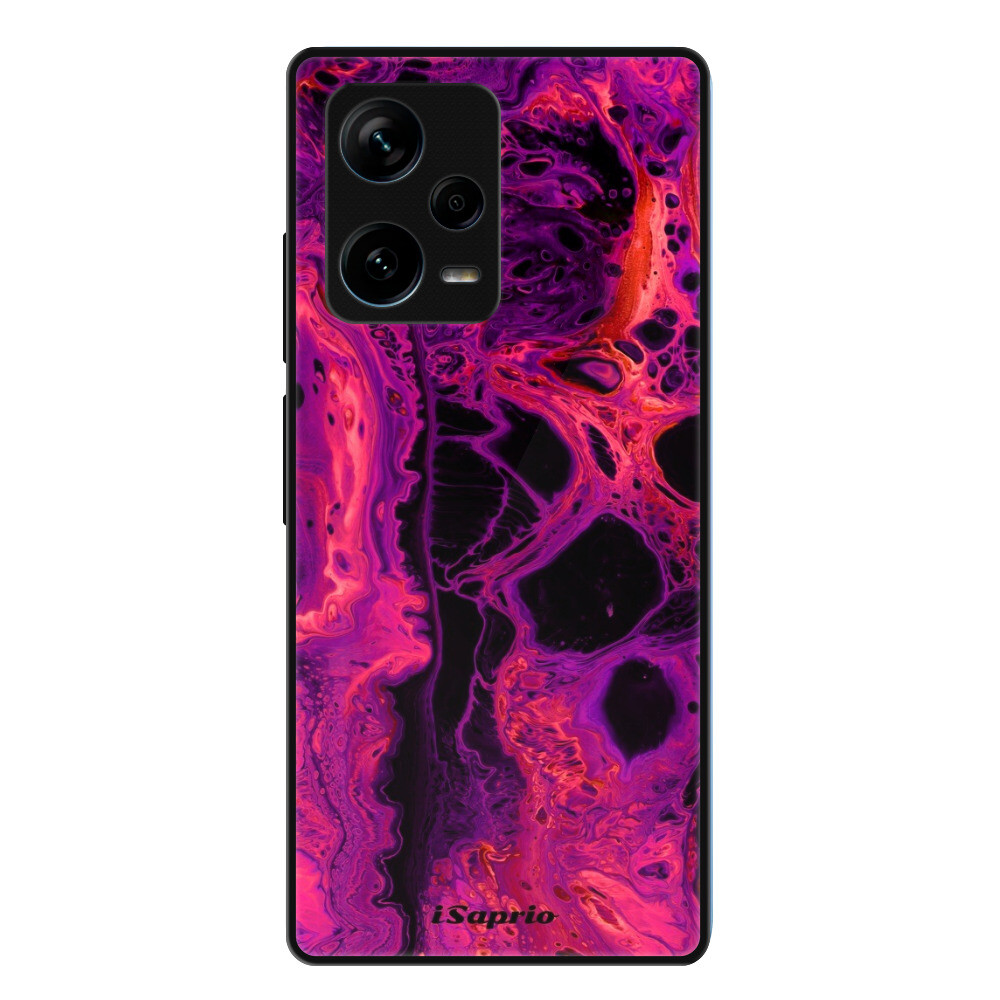 Lesklé puzdro Exclusive iSaprio - Abstract Dark 01 - Xiaomi Redmi Note 12 Pro+ 5G