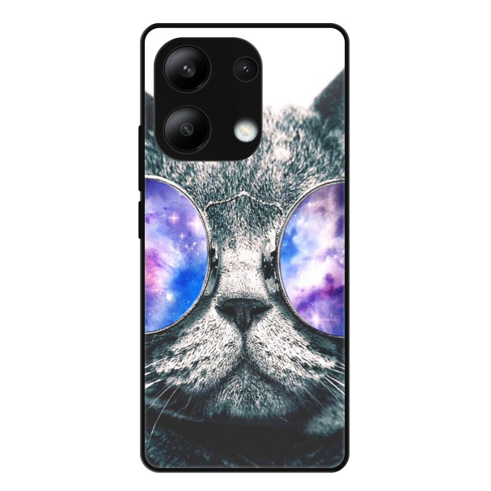 Lesklé puzdro Exclusive iSaprio - Galaxy Cat - Xiaomi Redmi Note 13