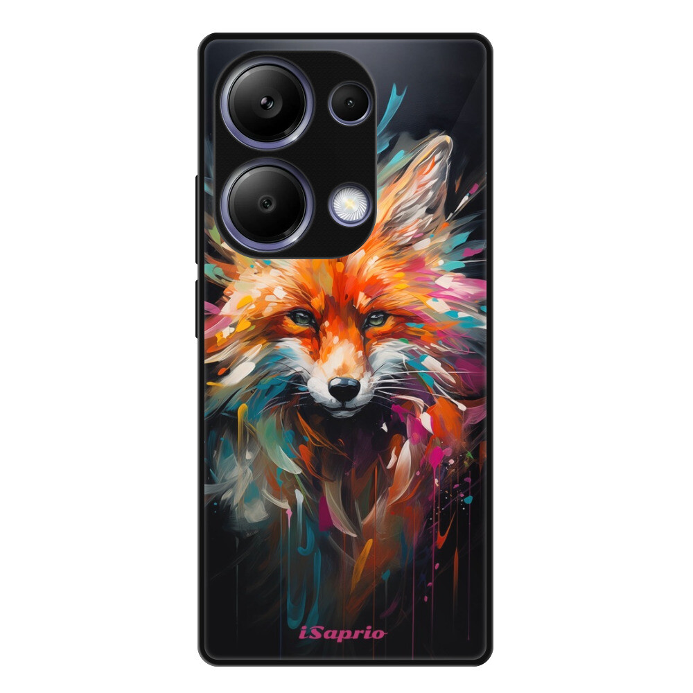 Lesklé puzdro Exclusive iSaprio - Neon Fox - Xiaomi Redmi Note 13 Pro