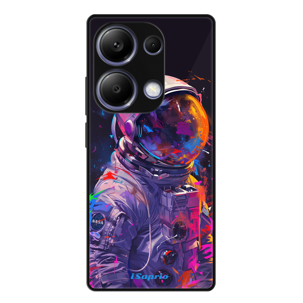 Lesklé puzdro Exclusive iSaprio - Neon Astronaut - Xiaomi Redmi Note 13 Pro