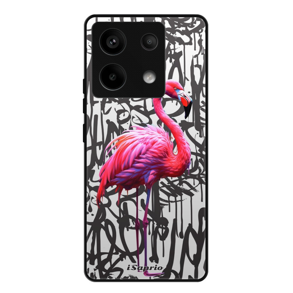 Lesklé puzdro Exclusive iSaprio - Flamingo Graffiti - Xiaomi Redmi Note 13 Pro 5G / Poco X6 5G