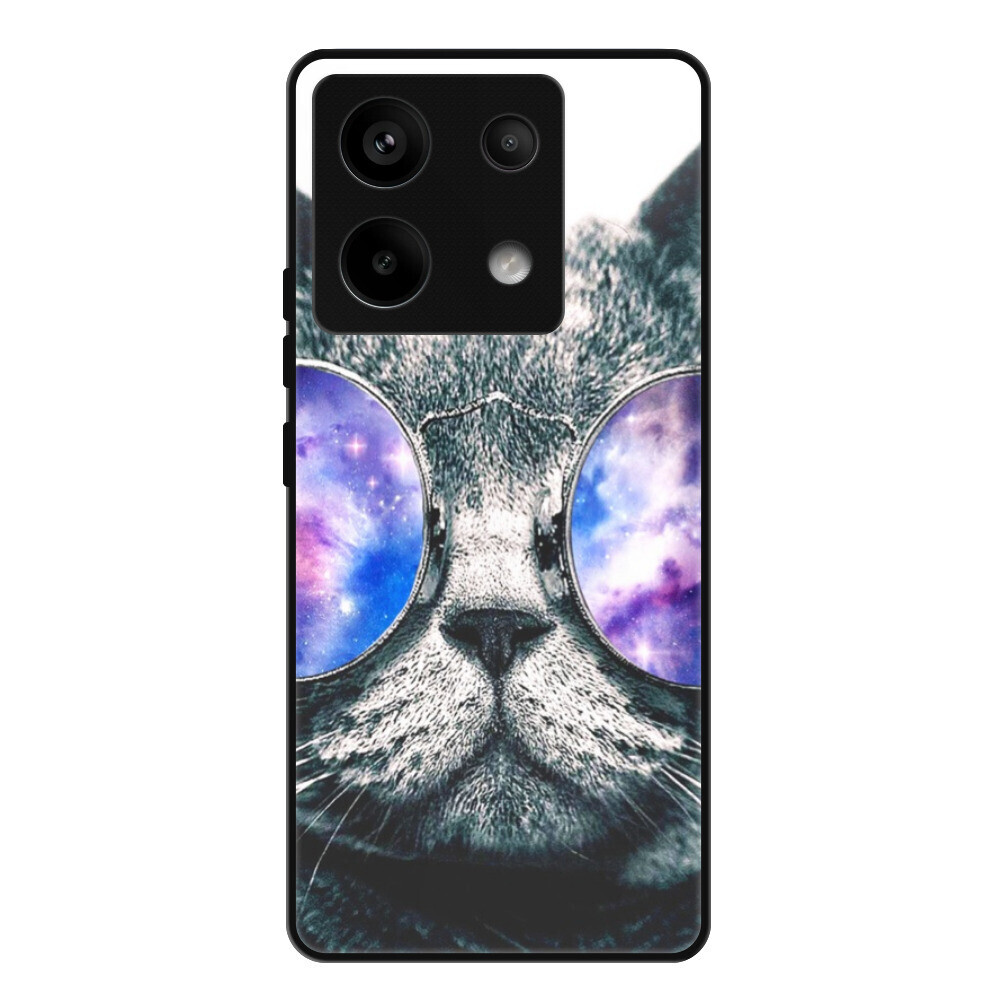Lesklé puzdro Exclusive iSaprio - Galaxy Cat - Xiaomi Redmi Note 13 Pro 5G / Poco X6 5G