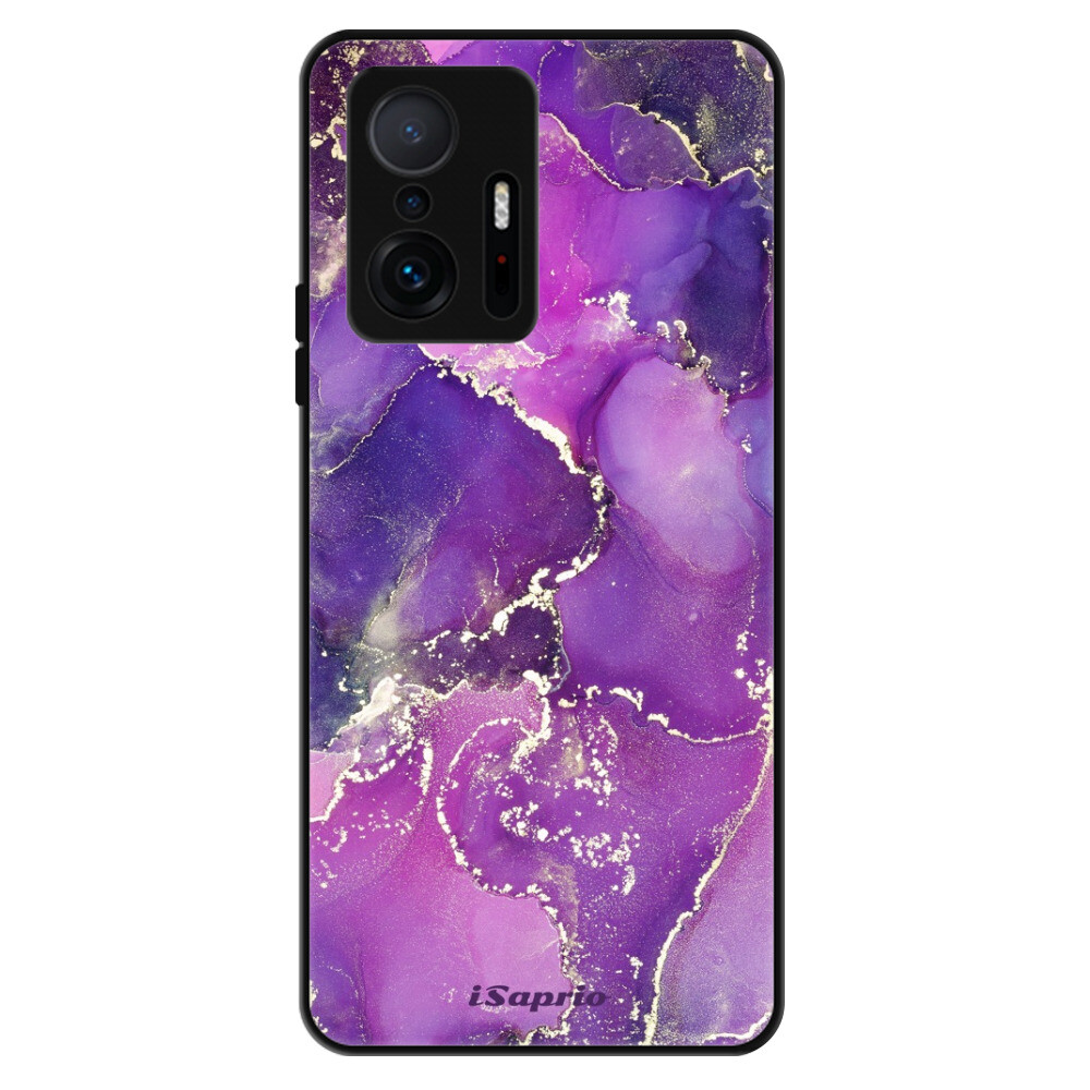 Lesklé puzdro Exclusive iSaprio - Purple Marble 10 - Xiaomi 11T / 11T Pro
