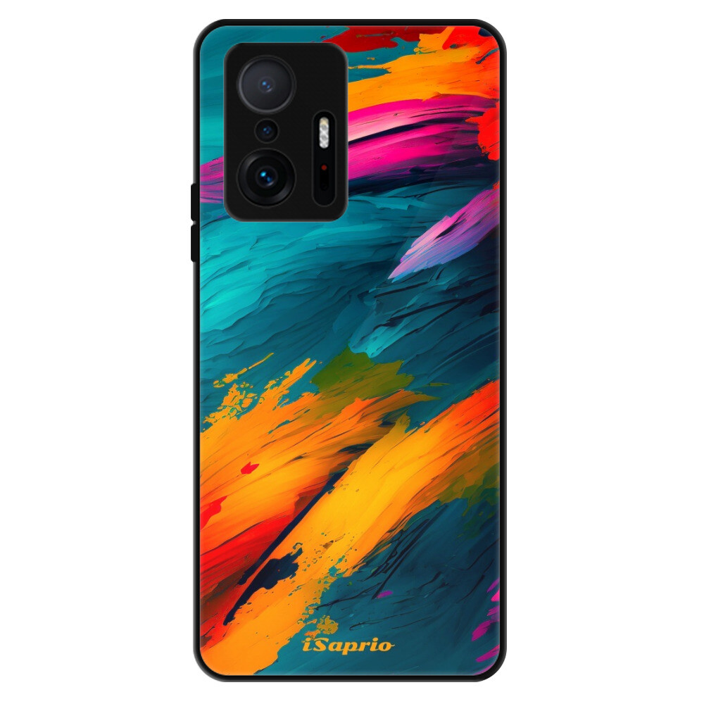 Lesklé puzdro Exclusive iSaprio - Blue Paint - Xiaomi 11T / 11T Pro