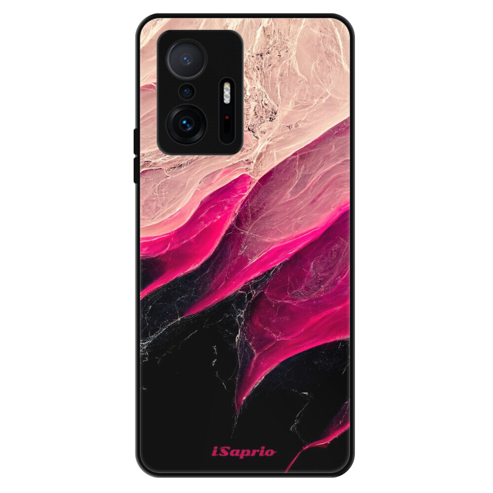Lesklé puzdro Exclusive iSaprio - Black and Pink - Xiaomi 11T / 11T Pro