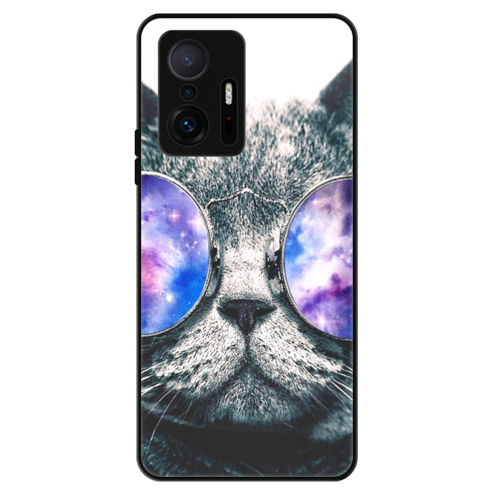 Lesklé puzdro Exclusive iSaprio - Galaxy Cat - Xiaomi 11T / 11T Pro