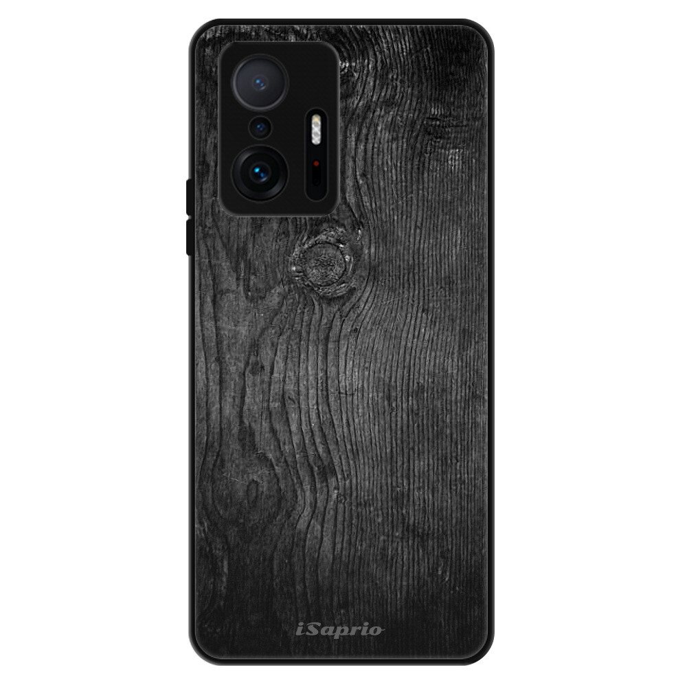 Lesklé puzdro Exclusive iSaprio - Black Wood 13 - Xiaomi 11T / 11T Pro