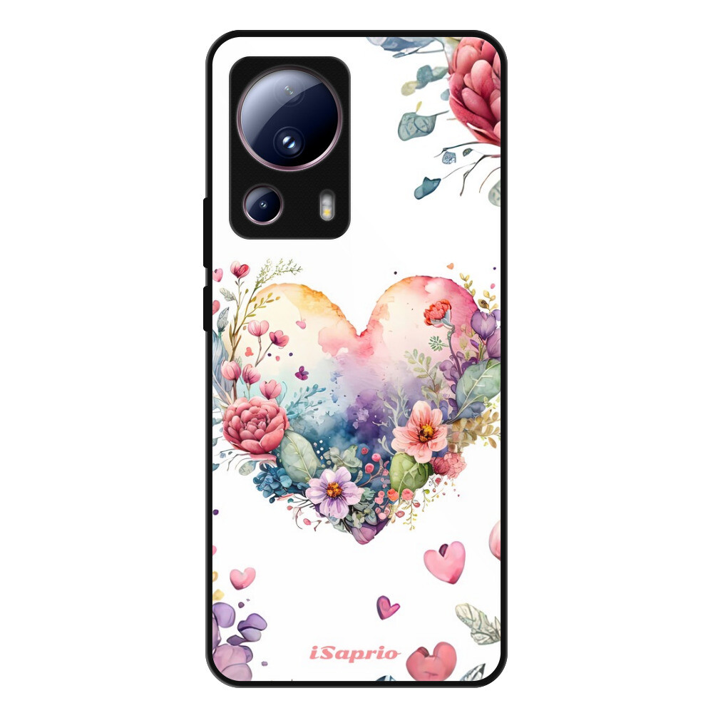 Lesklé puzdro Exclusive iSaprio - Floral Heart - Xiaomi 13 Lite