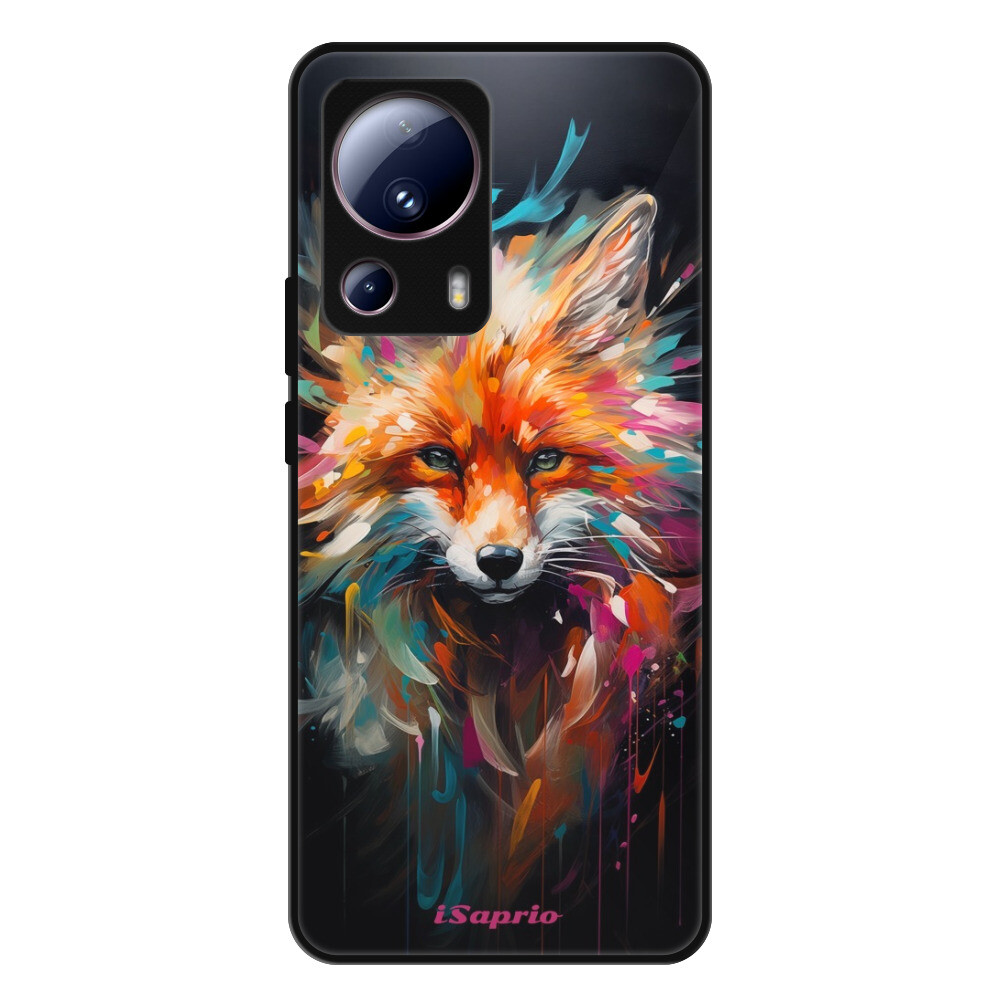 Lesklé puzdro Exclusive iSaprio - Neon Fox - Xiaomi 13 Lite
