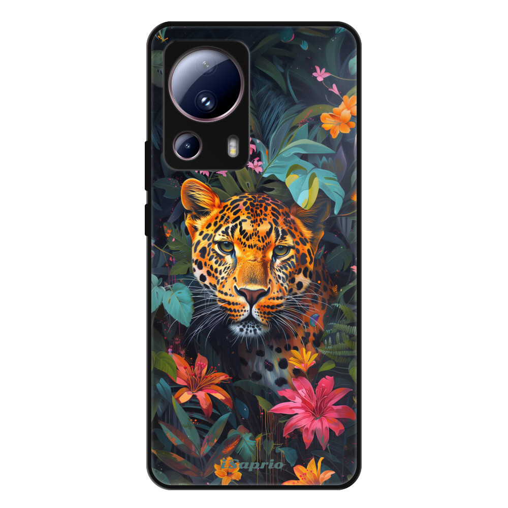 Lesklé puzdro Exclusive iSaprio - Flower Jaguar - Xiaomi 13 Lite