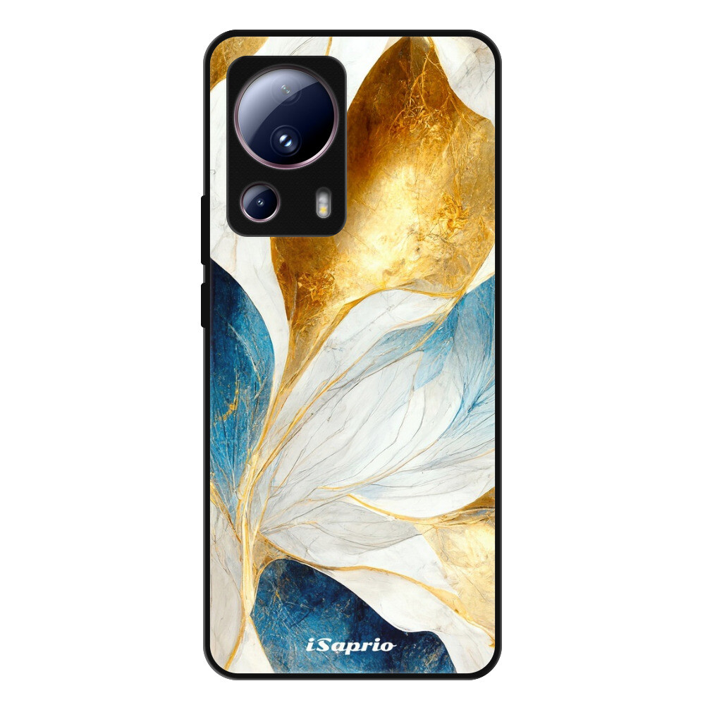 Lesklé puzdro Exclusive iSaprio - Blue Leaves - Xiaomi 13 Lite