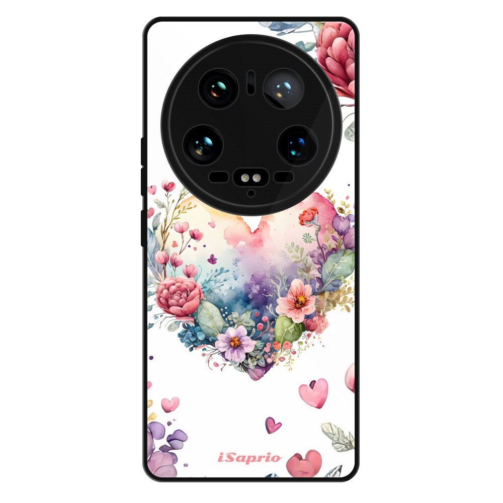 Lesklé puzdro Exclusive iSaprio - Floral Heart - Xiaomi 14 Ultra