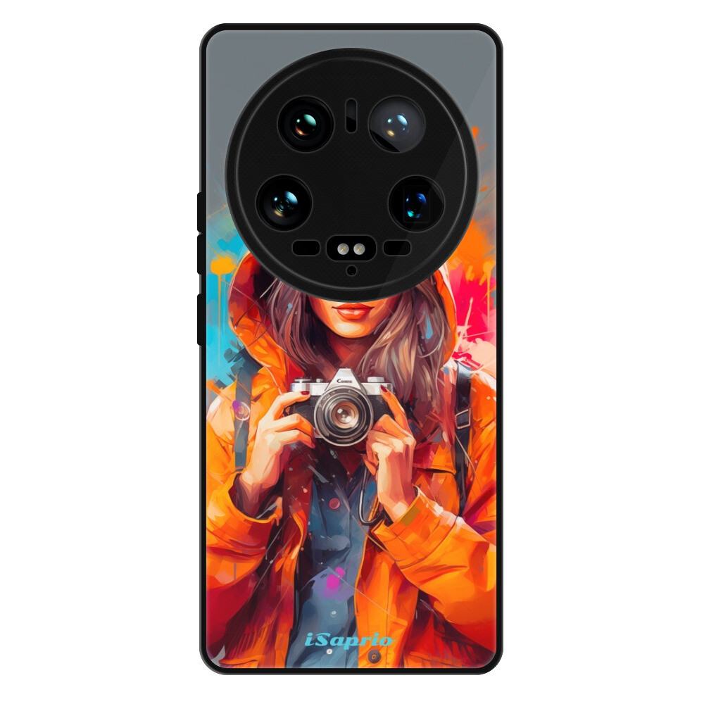 Lesklé puzdro Exclusive iSaprio - Girl with Camera - Xiaomi 14 Ultra