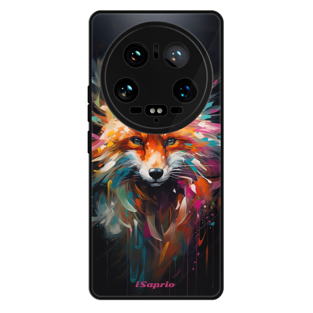 Lesklé puzdro Exclusive iSaprio - Neon Fox - Xiaomi 14 Ultra