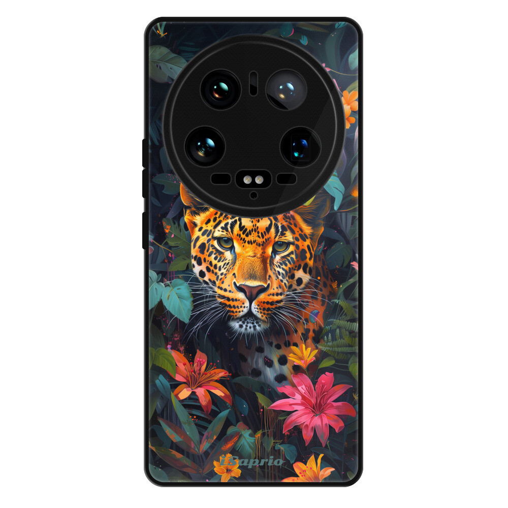 Lesklé puzdro Exclusive iSaprio - Flower Jaguar - Xiaomi 14 Ultra