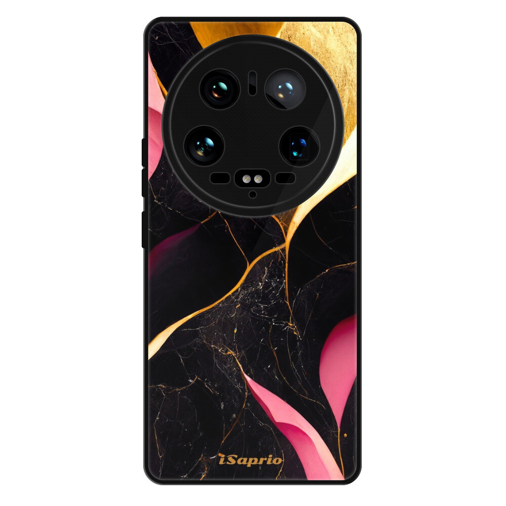 Lesklé puzdro Exclusive iSaprio - Gold Pink Marble - Xiaomi 14 Ultra