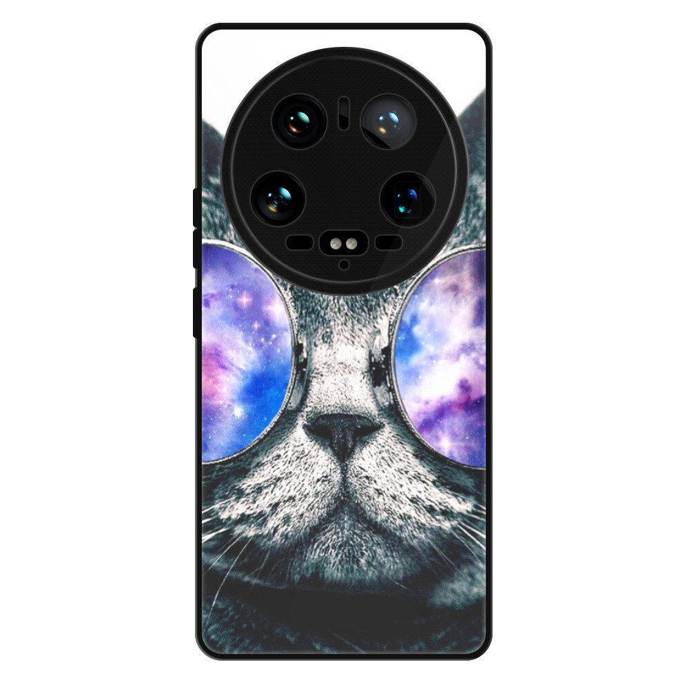 Lesklé puzdro Exclusive iSaprio - Galaxy Cat - Xiaomi 14 Ultra
