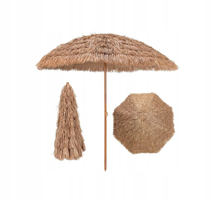 Zahradní slunečník HAWAI 155 cm hnědý
